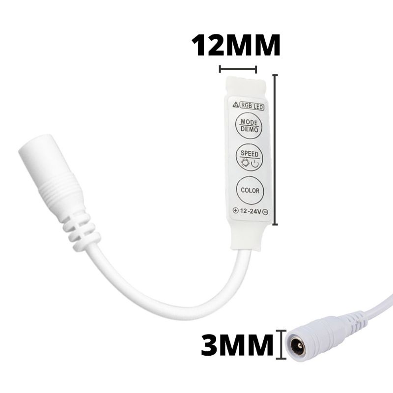 Công Tắc Điều Chỉnh Độ Sáng Mini cho Đèn Led RGB