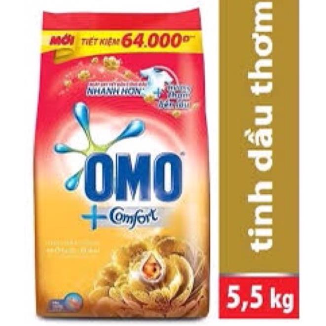 Bột Giặt Tay Omo 6kg/5,5kg Hương Comfort
