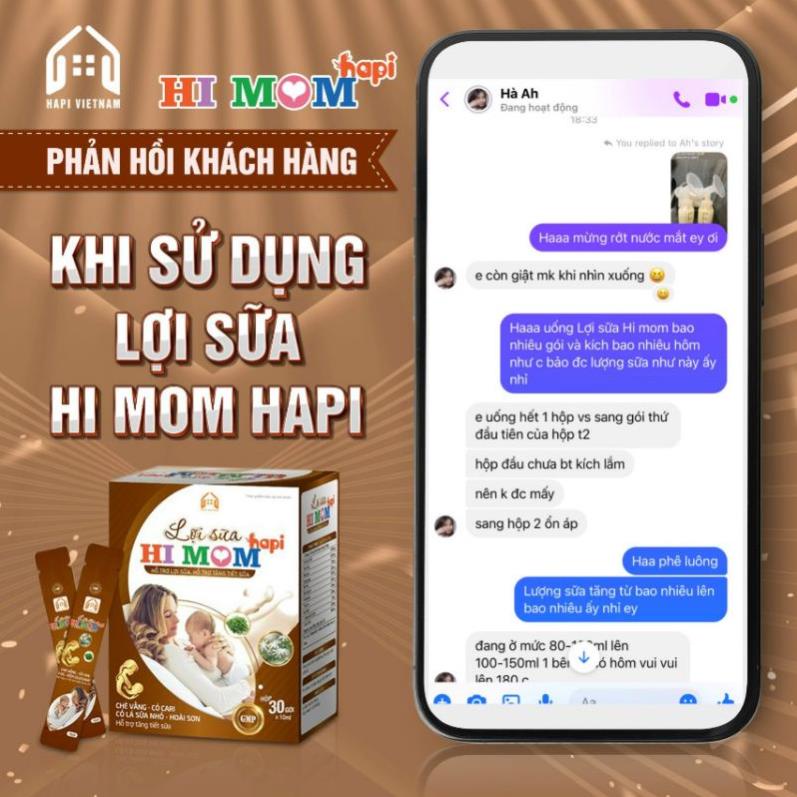 Combo 2 Hộp Lợi Sữa Hi Mom - Giúp Gọi Sữa Về, Mát Sữa, Thông Tắc Tuyến Sữa