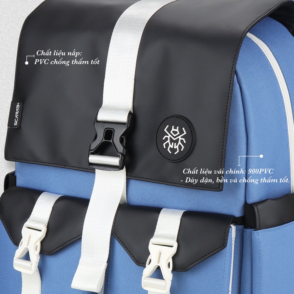Balo Size Lớn SCARAB® STURDY Backpack Unisex - Logo Tròn