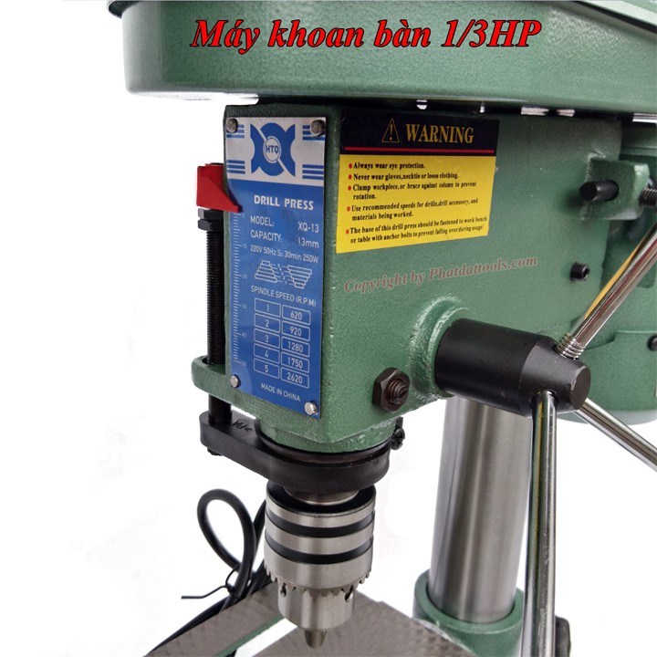 Máy khoan bàn mini 1/3 HP Bảo hành 12 tháng