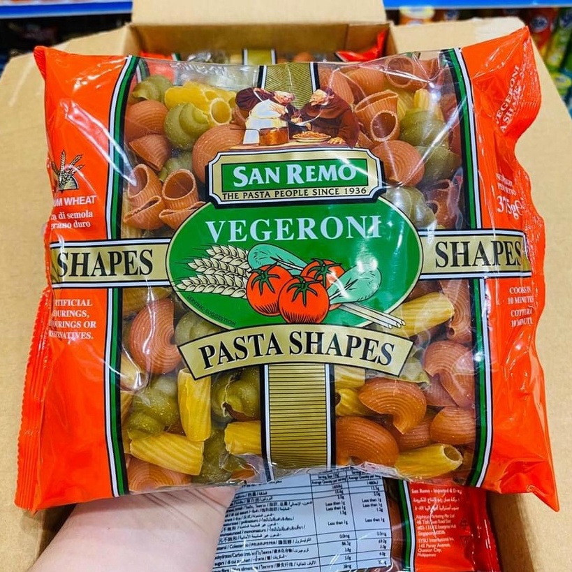 Nui rau củ SanReno Úc gói 375g