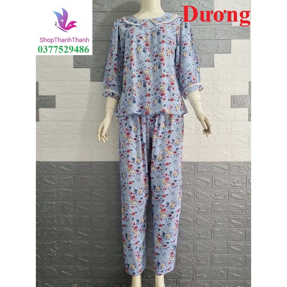 QUẦN DÀI TAY LỠ Đồ bộ mặc nhà BIG SIZE 2XL 3XL 4XL Tole Tôn Lanh 2 DA loại 1 ShopThanhThanh ( Mẹ Bầu - Sau Sinh )