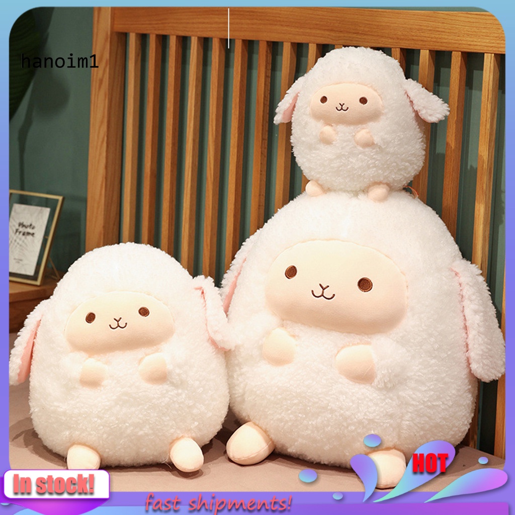Gối nhồi bông hình chú cừu đáng yêu cho bé