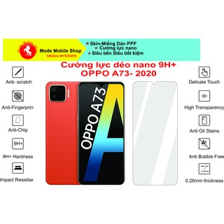 Kính cường lực dẻo phủ nano 9H+ Bảo vệ màn hình điện thoại oppo A73 - 2020