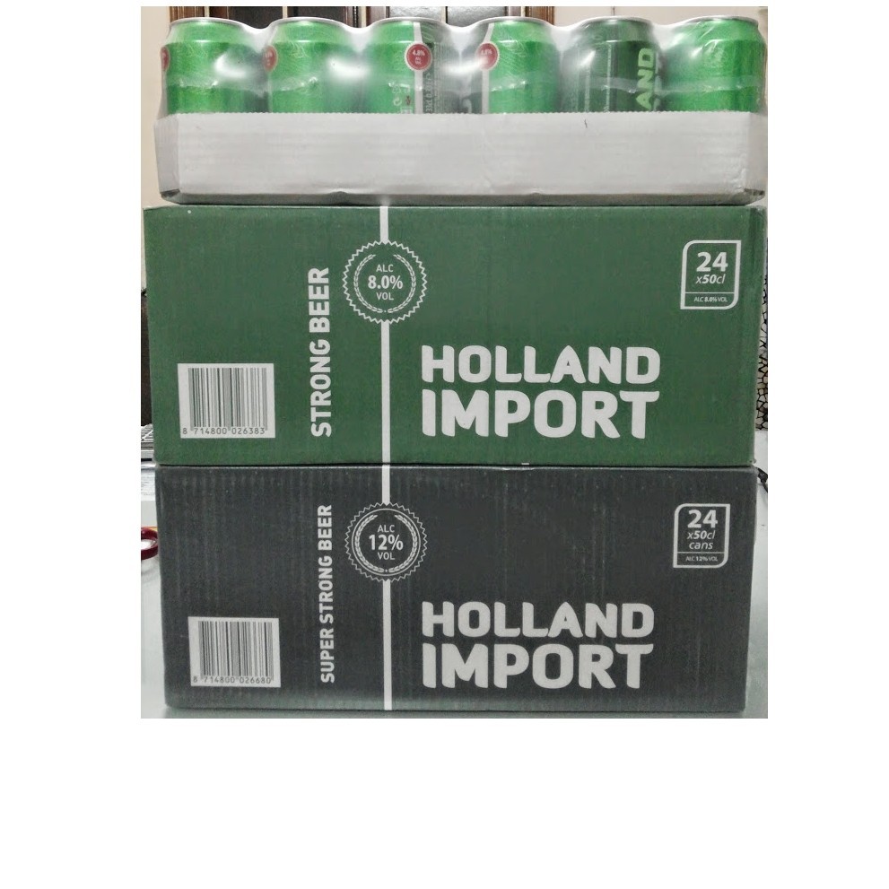 Com bo 06 lon Bia Holland import 500ml - 4,8độ