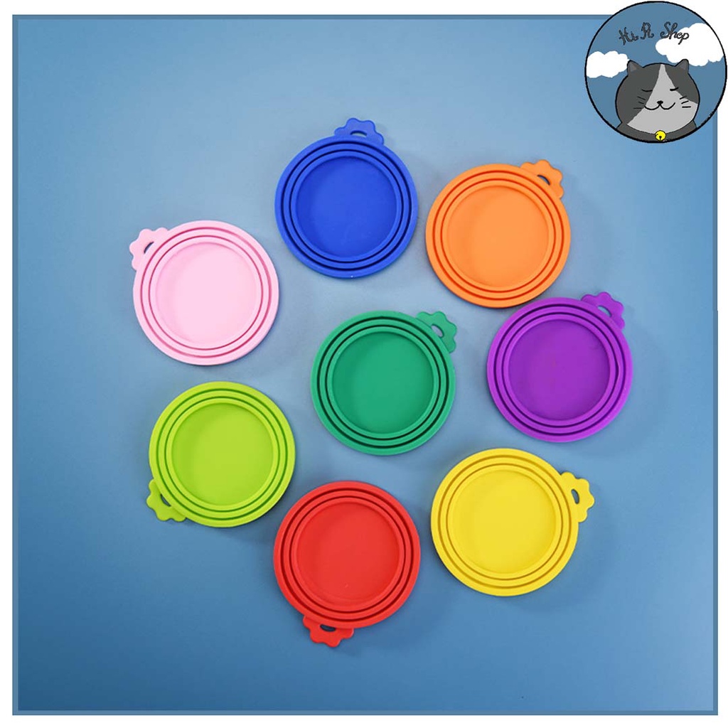 Nắp Đậy Thức Ăn Silicon  Cho Chó Mèo Nắp Đậy Hộp Pate, Súp Dành Cho Thú Cưng