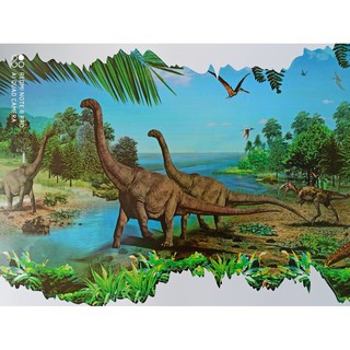 Decal hình dán 3D con vật trang trí nhà cửa