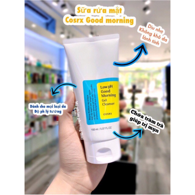 Sữa rửa mặt Cosrx Low Ph Good Morning Gel Cleanser 150ml Hàn Quốc | BigBuy360 - bigbuy360.vn
