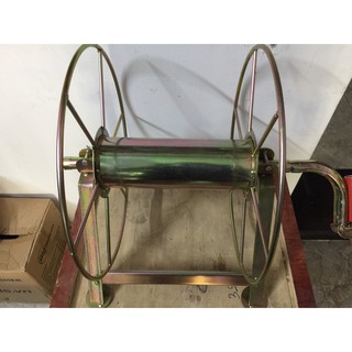 Rulo sắt cuốn dây cao áp, dây rửa xe, dây điện, đầu kết nối ren ngoài 14mm (100m - 200m)