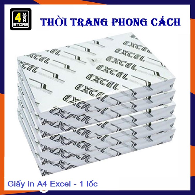 Giấy A4 Exccel Định Lượng 70 gsm - Giấy In Excel  A4 , 1 Lốc