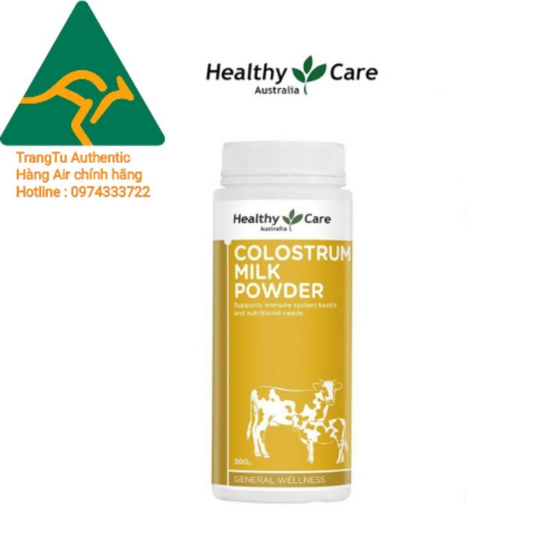 Sữa bò non Healthy Care Colostrum Milk Powder 300g mẫu mới