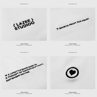 Áo thun - LAZEE STUDIOO | LAZEE STUDIOO | Trắng - Đen | Form Regular