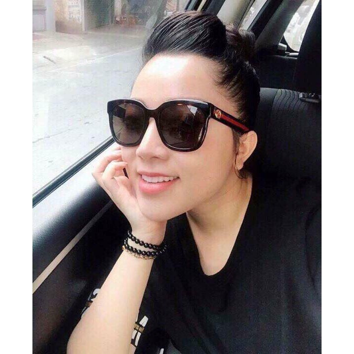 ❌POSHOP❌MẮT KÍNH NỮ ĐEN TRÒN GỌNG SỌC ĐỎ GC THỜI TRANG SÀNH ĐIỆU HOT TREND HOT TREND | BigBuy360 - bigbuy360.vn