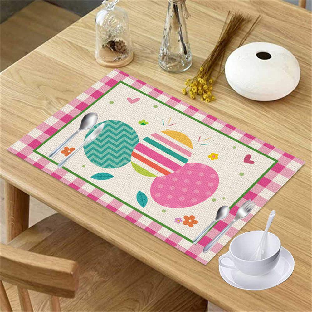 Tấm Lót Bàn Ăn Cách Nhiệt Chống Trượt Họa Tiết Hoạt Hình Dễ Thương