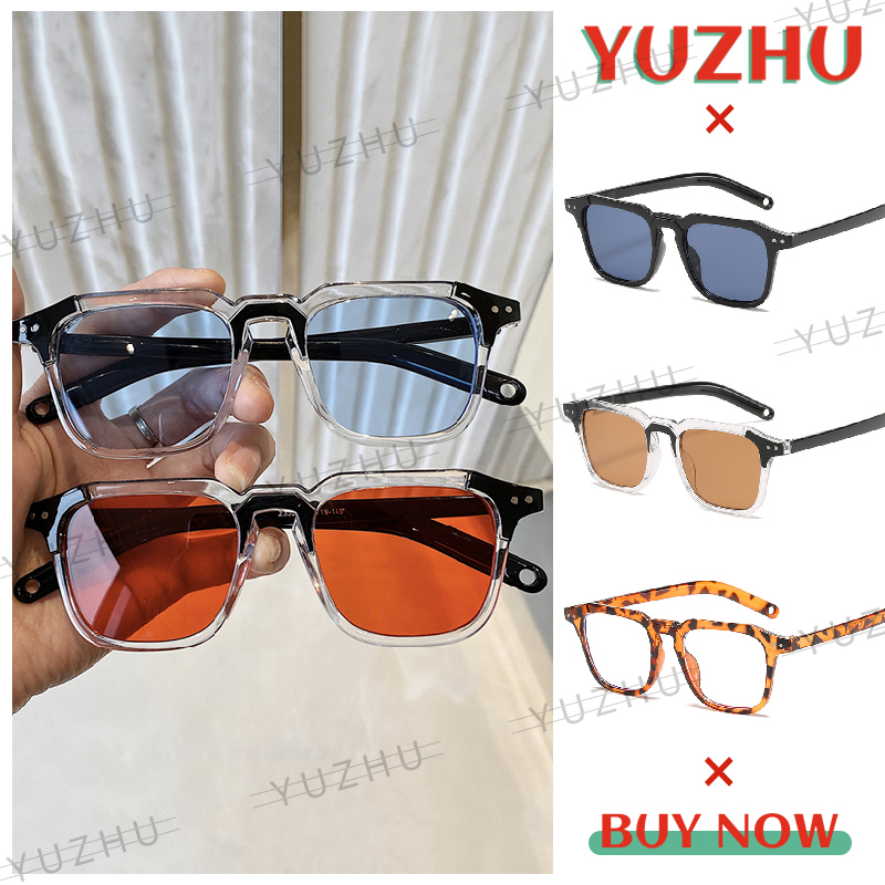 Kính mắt gọng vuông chống tia UV phong cách Hàn Quốc thời trang nữ sành điệu