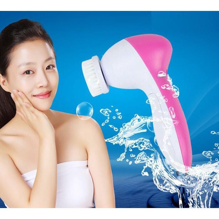 Máy rửa mặt massage 5 trong 1 beauty care massager - Hàng chính hãng