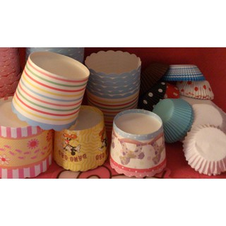 SET 100 LY CUPCAKE GIẤY NƯỚNG BÁNH LỚN 7 CM, CHỊU NHIỆT LÒ NƯỚNG - GIAO MÀU NGẪU NHIÊN