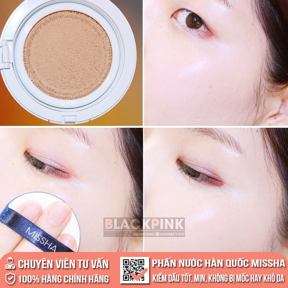 Phấn nước MISSHA Velvet Cushion SPF50+ Hàn Quốc, kiềm dầu tốt, độ che phủ hoàn hảo, thành phần tự nhiên an toàn cho da