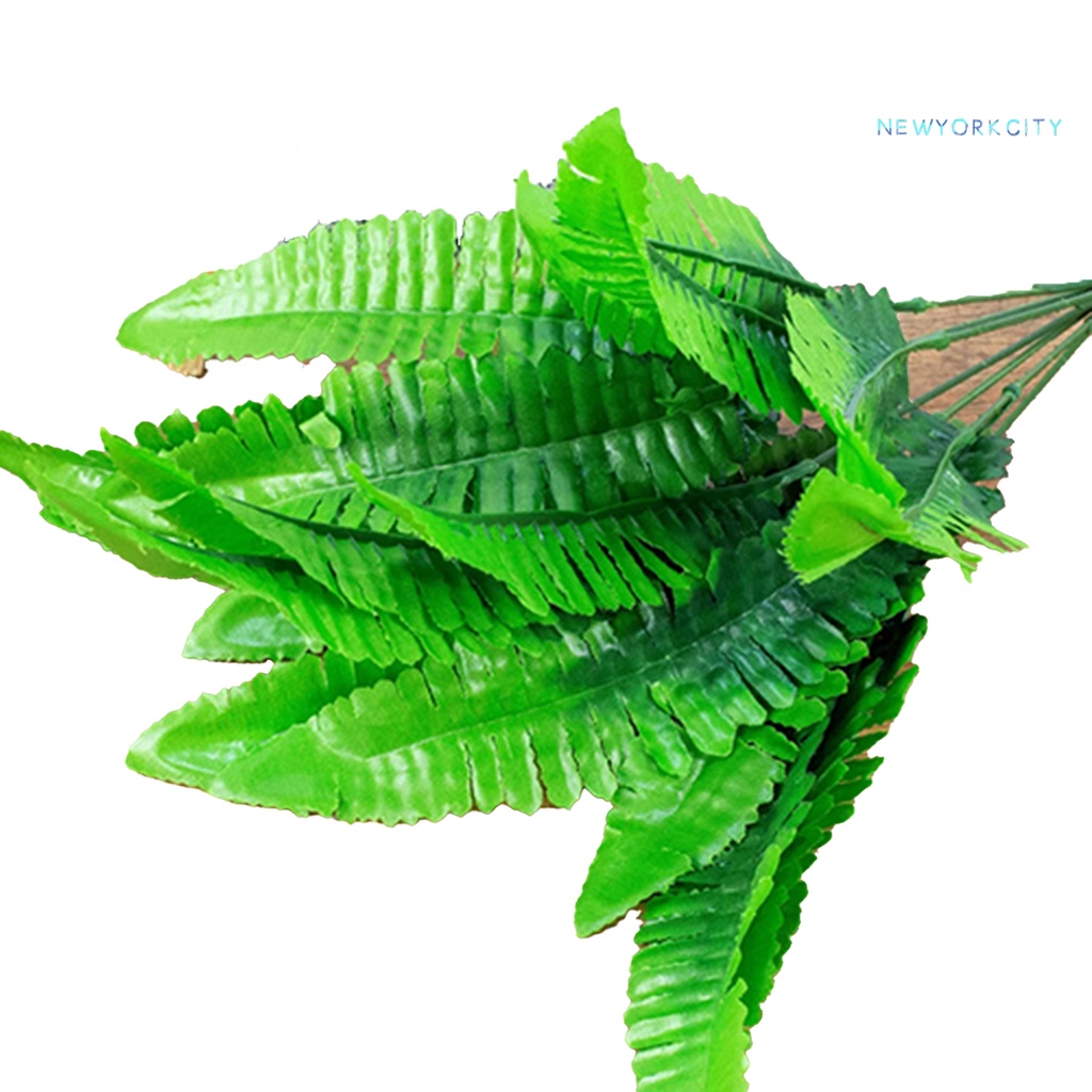 1 Nhánh 7 Nhánh Lá Nhân Tạo Trang Trí Nhà Cửa, Văn Phòng