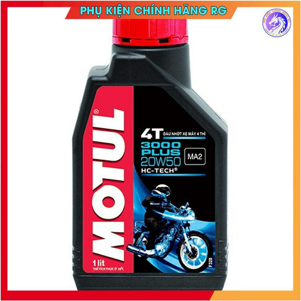 Nhớt Motul 3000 Plus 4T 20W50 dành cho xe số, tay côn