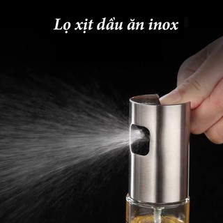 Bình Xịt Dầu Ăn Thủy Tinh 100ml - Chai Xịt Dầu Ăn Phun Sương Dùng Cho Nồi Chiên Không Dầu - Nấu Nướng Thật Tiện Lợi