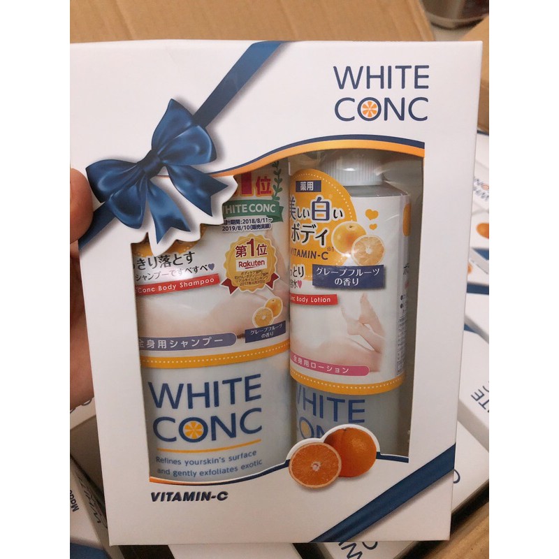 Set quà tặng dưỡng trắng da White Conc  Nhật bản