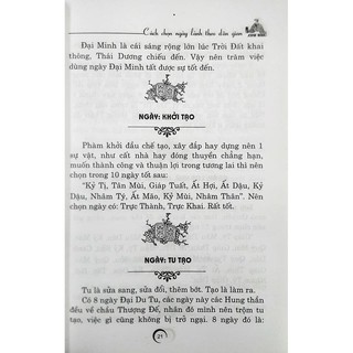 Cách chọn ngày lành theo dân gian