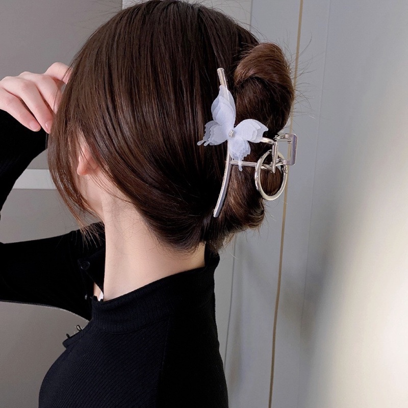 Kẹp Tóc Hình Cá Mập Đơn Giản Và Tinh Tế Bằng Kim Loại 2022 Cho Nữ