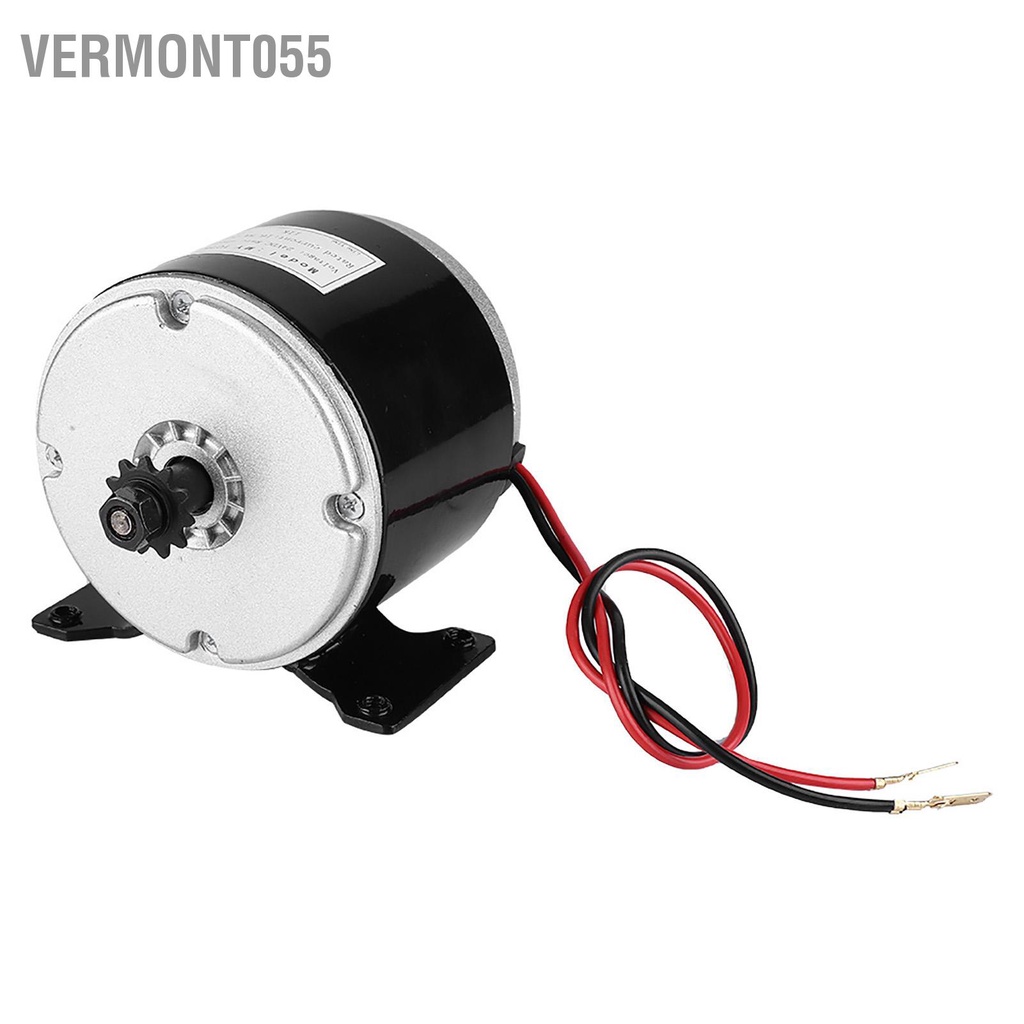 Có thể bán buôn Động cơ chải kim loại chuyên nghiệp bền 24V 350W cho xe điện lướt sóng nhỏ Vermont055 Hàng giao ngay