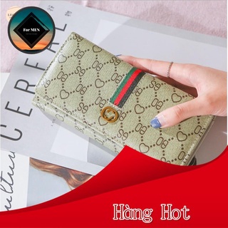 [ hot sale ] 🍁 FREESHIP 🍁 Ví dài cầm tay nữ, bóp cầm tay nữ 2 màu phong cách Hàn Quốc LEOTIVA VCT201