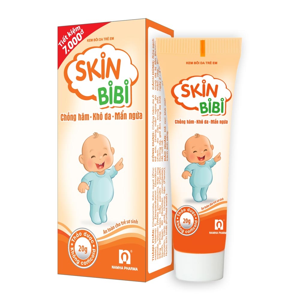 Kem Bôi Da Trẻ Em Skin BiBi Ngừa Hăm Da, Khô Da Mẩn Ngứa Tuýp 10g