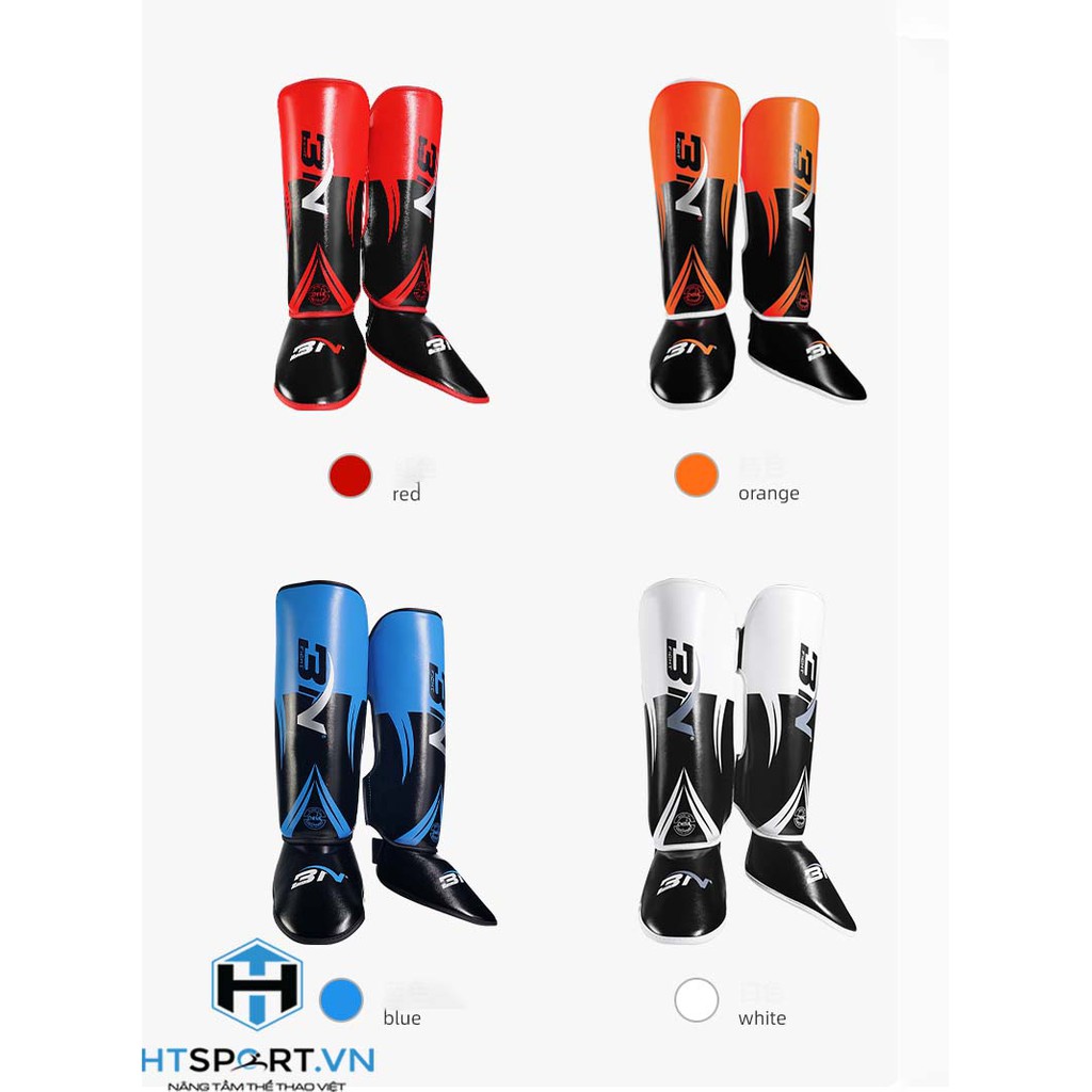 Giáp Chân Boxing, Bảo Hộ Chân BN Muay Thái, Khiên Bảo Vệ BN Shin Guards Chính Hãng