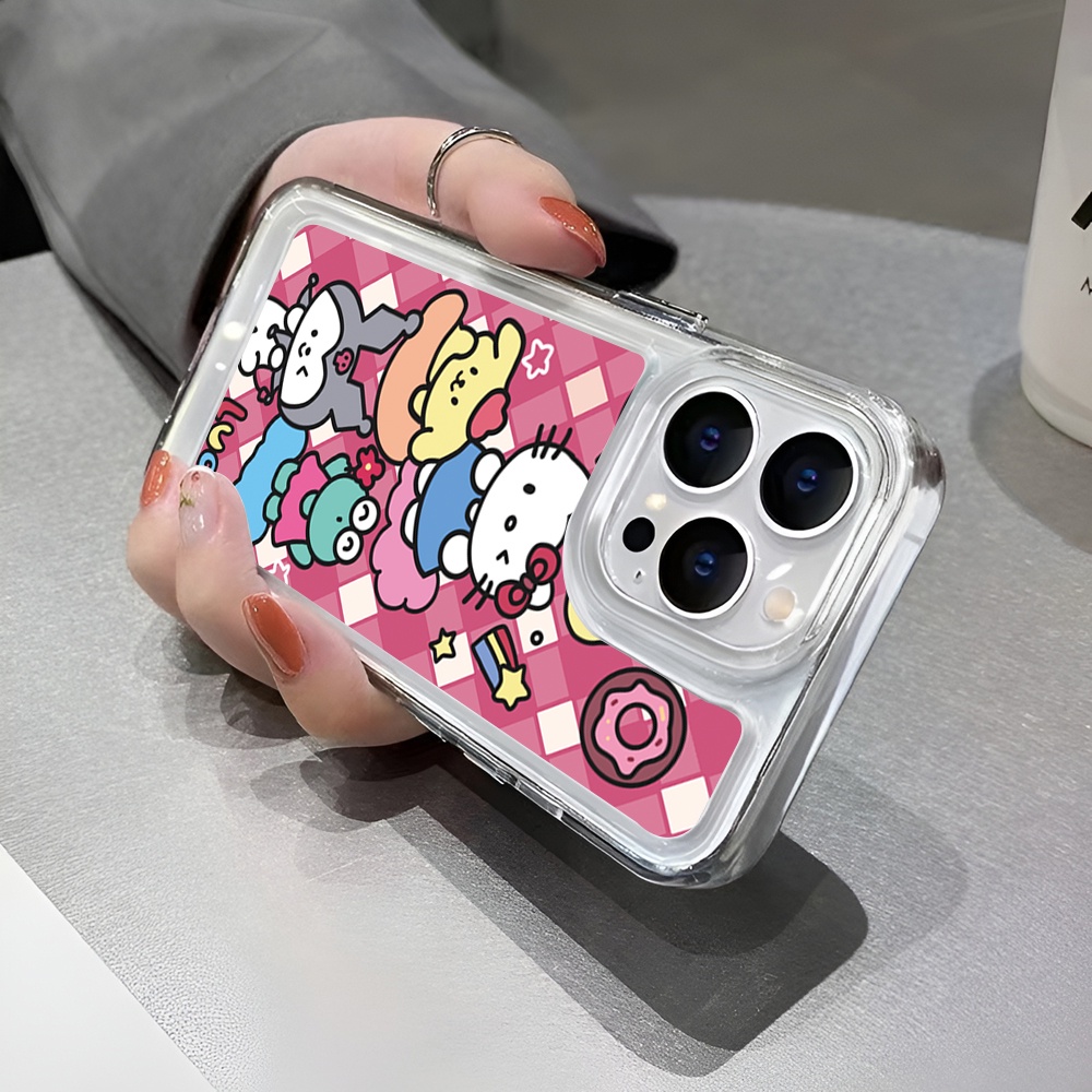Ốp Điện Thoại Tpu Trong Suốt In Hình Ếch kitty Kulomi Cho iphone 14ProMax 14Plus 13 11 12 7Plus X XR XS Max 8 7