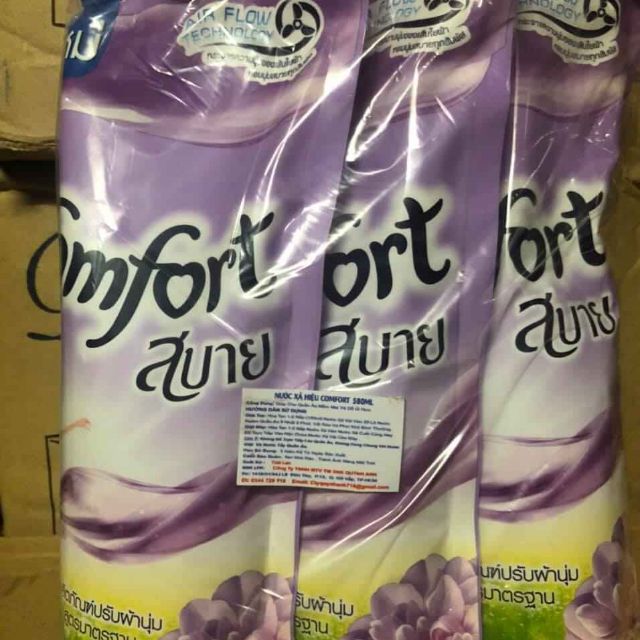 Combo 3 bịch comfort thái 580ml tím