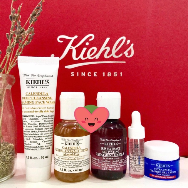 Bộ sản phẩm dưỡng da căng bóng trắng mịn Kiehls