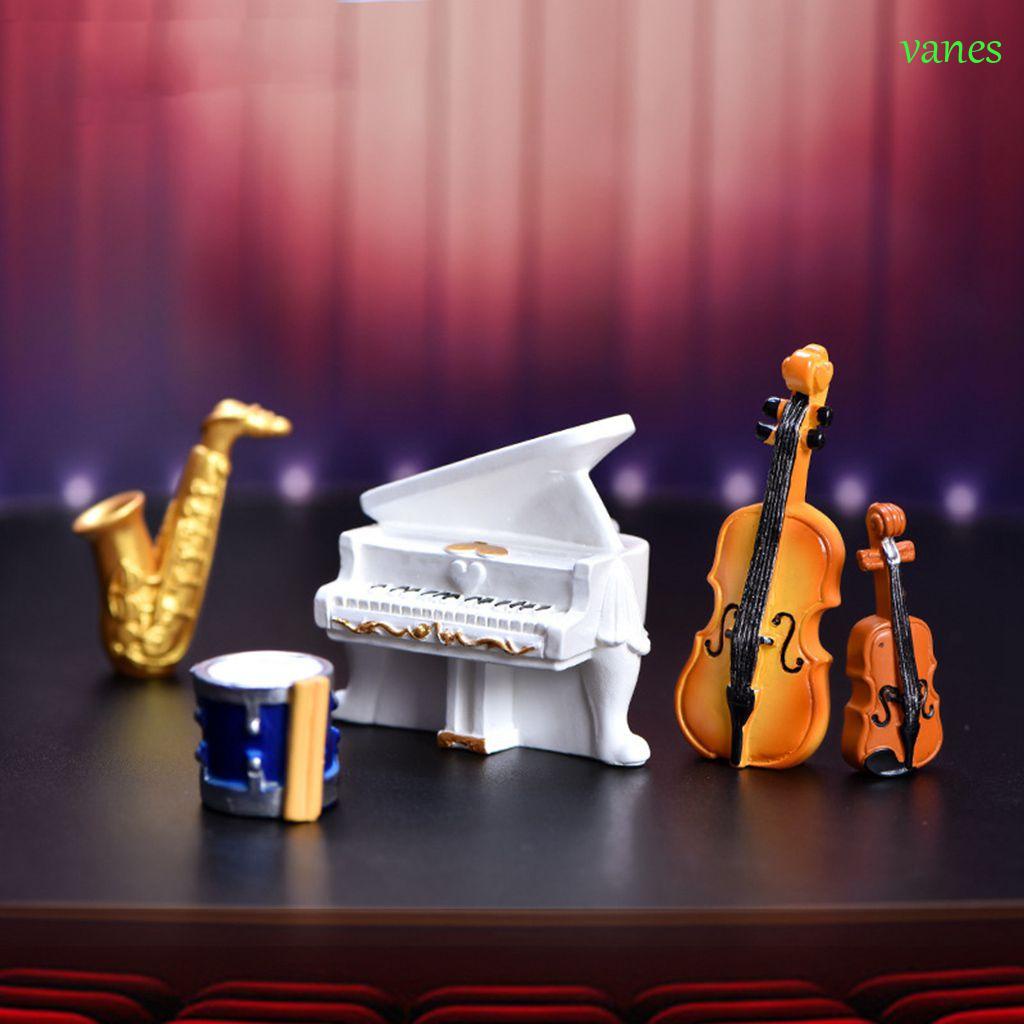 1 Mô Hình Đàn Guitar Mini Trang Trí Để Bàn VANES1