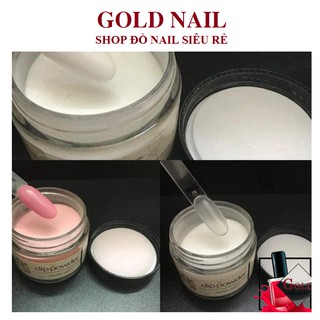 Bột nhúng kds 3 màu trong , trắng , hồng hũ 30gr