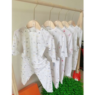 Bộ quần áo dài tay thun lạnh Miky Mon Ava cho bé trai bé gái từ 0 - 16 tháng tuổi