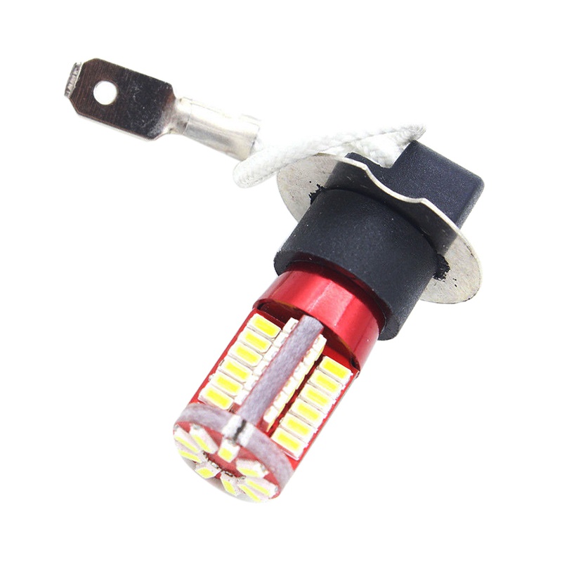 1 cặp bóng đèn LED H3 4041 SMD 57 6000K 12V-24V ánh sáng trắng cho xe hơi