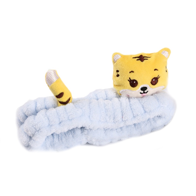 Băng Đô Nhung San Hô Mềm Mại Co Giãn Không Trượt Dùng Rửa Mặt Cho Nữ