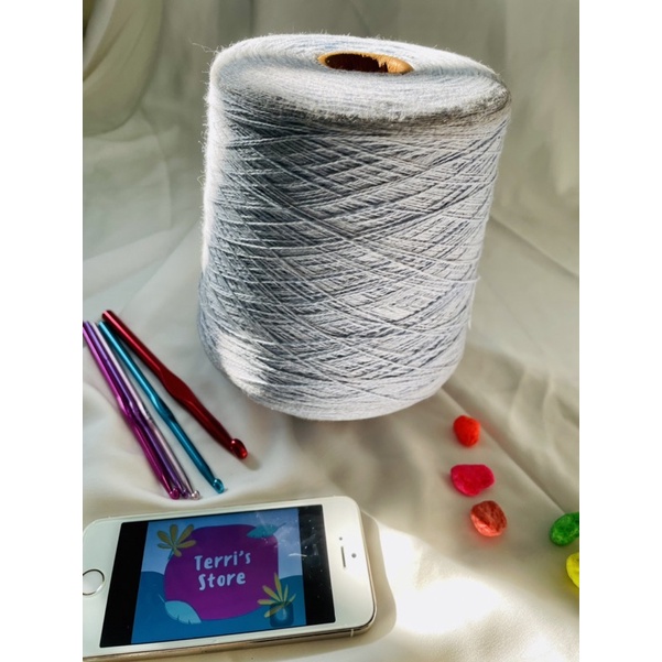 Sợi Cotton Ý - Sợi se/xe tròn  - Mền nhẹ mền - Móc áo váy áo dài mùa hè