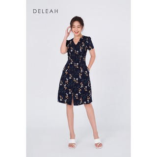 De Leah - Đầm Ôm A Nhún Li Ngực - Thời trang Thiết kế