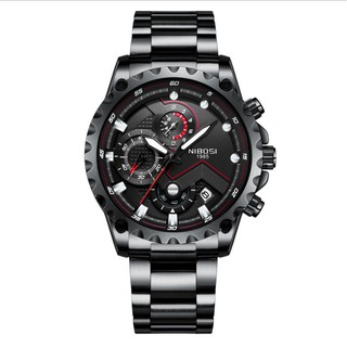 ĐỒNG HỒ NAM NIBOSI 2322 (1985) - DÂY THÉP ĐÚC CAO CẤP KHÔNG GỈ, THIẾT KẾ DOANH NHÂN SANG TRỌNG, LỊCH LÃM