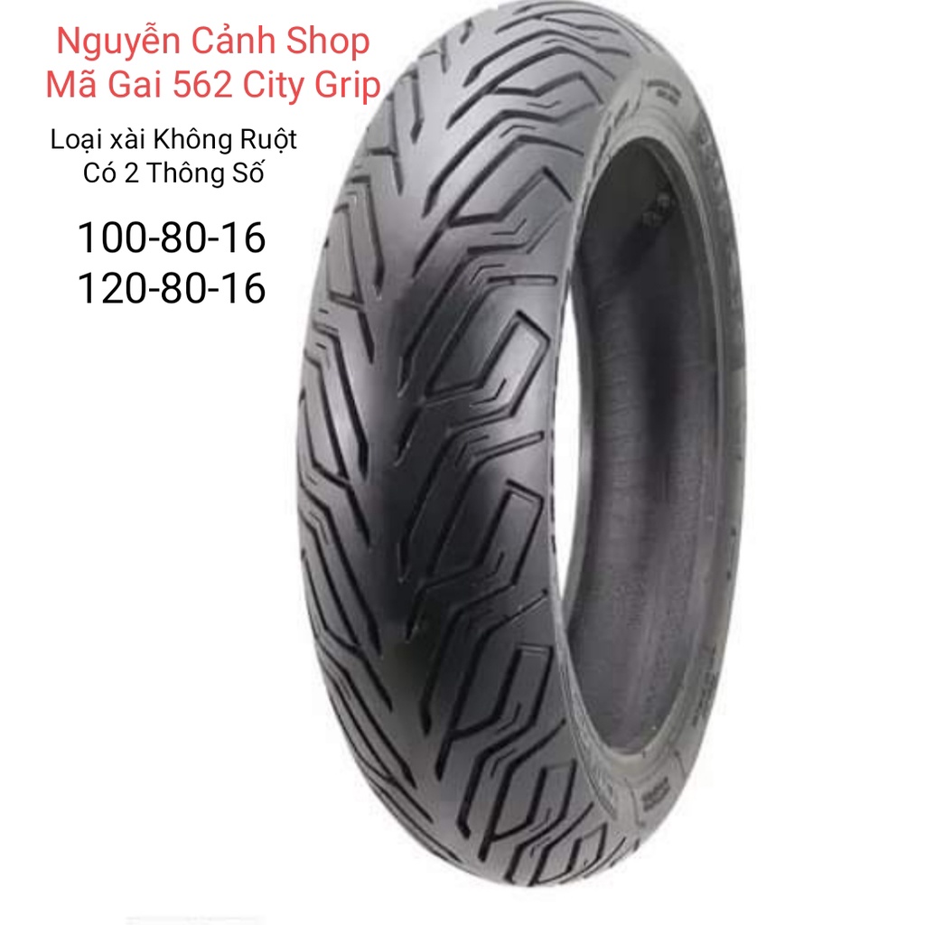 Vỏ Camel City Grip xe SH.VN 100-120-80-16 in Không Ruột-CHEETAH-CMI