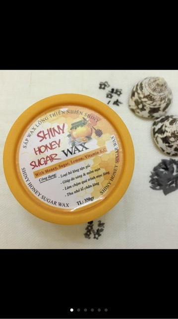 SÁP WAX LÔNG THIÊN NHIÊN SHINNY TẶNG KÈM GIẤY WAX VÀ QUE WAX