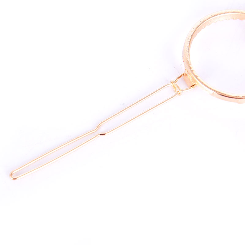 Kẹp Tóc Bằng Kim Loại Thiết Kế Đục Lỗ Thời Trang Cho Nữ