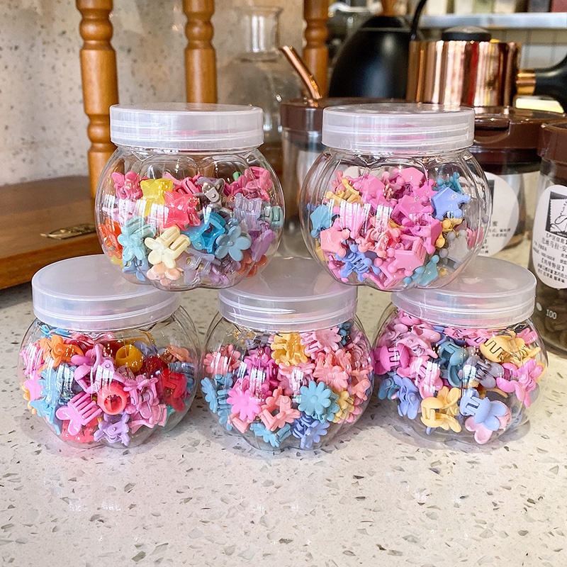 Bộ Kẹp Tóc Cỡ Nhỏ Thiết Kế Dễ Thương Phong Cách Hàn Quốc Cho Bé Gái