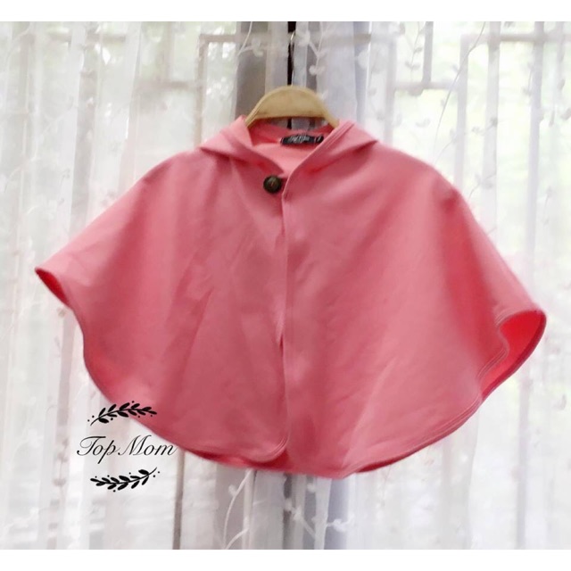 Áo khoát cape che nắng che gió cho bé