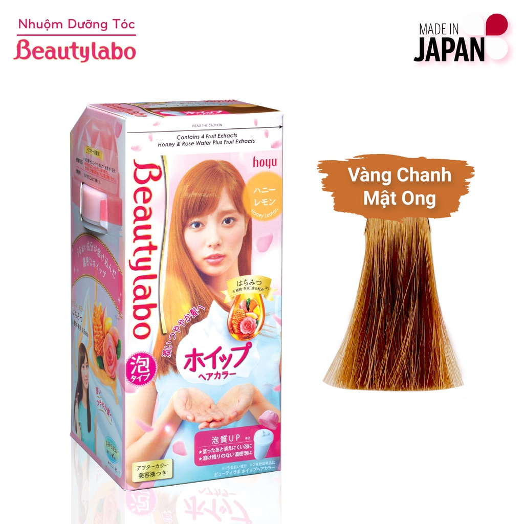 Combo 2 hộp Thuốc nhuộm tóc tạo bọt Beautylabo 125ml – Whip Hair Color